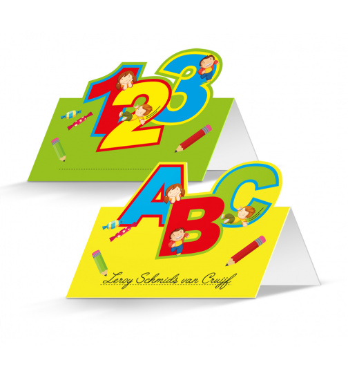 Schulanfang Tischkarten - 24 Stück