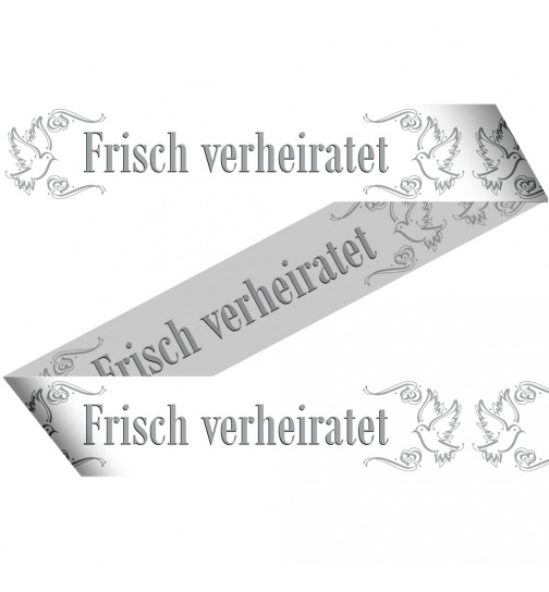 Absperrband Frisch Verheiratet - 15 meter