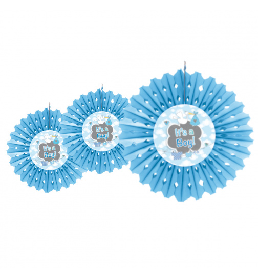 Geburt Junge Its a Boy Wabenfächer-Deko