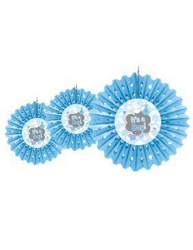 Geburt Junge Its a Boy Wabenfächer-Deko