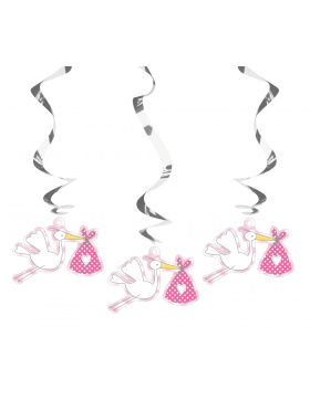 Geburt Mädchen It‘s a Girl Hängedeko