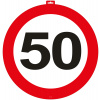 50. Geburtstag Türschild Verkehrsschild - 47cm