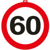 60. Geburtstag Türschild Verkehrsschild - 47cm