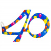 40. Geburtstag blaue Brille mit Ballons
