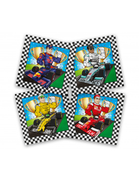 Formel 1 Servietten 33x33 cm - 20 Stück