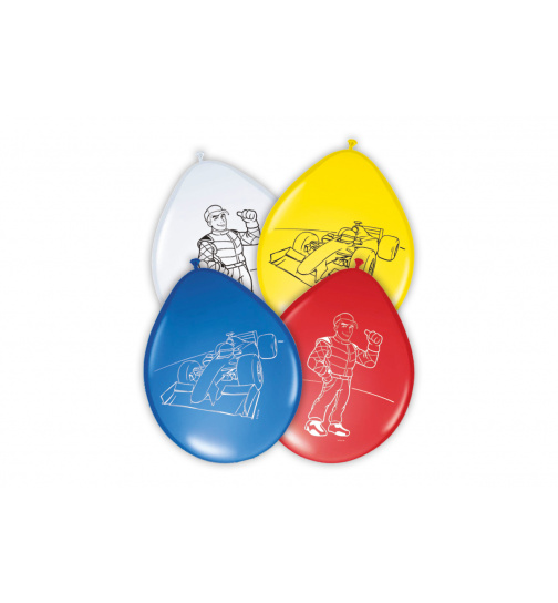 Formel 1 Ballons - 8 Stück