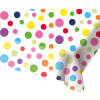 Geburtstag Tischdecke mit Punkten - 130x180 cm
