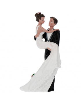 Hochzeitsfigur Braut über die Schwelle