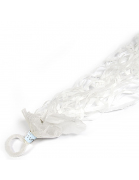 Luftschlangen-Werfer Weiß - 2 Stück