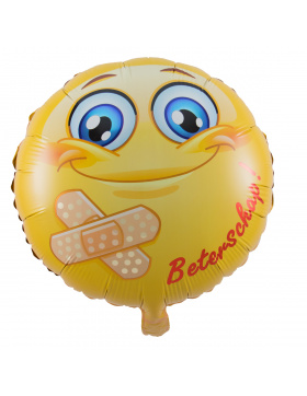 Smiley Beterschap! Folienballon - 45 cm