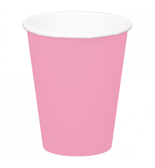 Pappbecher - Baby Rosa - 350 ml - 8 Stück