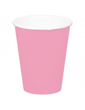 Pappbecher - Baby Rosa - 350 ml - 8 Stück