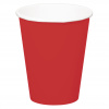 Pappbecher - Rote - 350 ml - 8 Stück