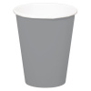 Pappbecher - Silberne - 350 ml - 8 Stück