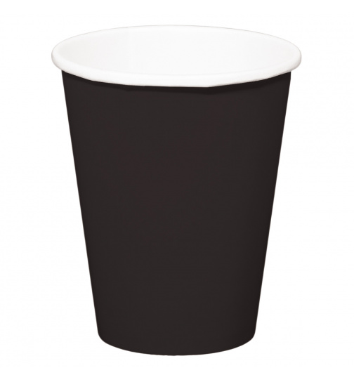 Pappbecher - Schwarze - 350 ml - 8 Stück