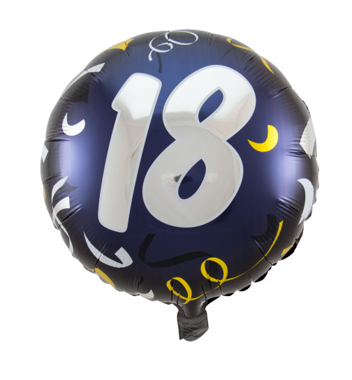 18. Geburtstag Folienballon Stilvoll - 45cm
