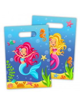 Meerjungfrau kleine Tüten - 8 Stück