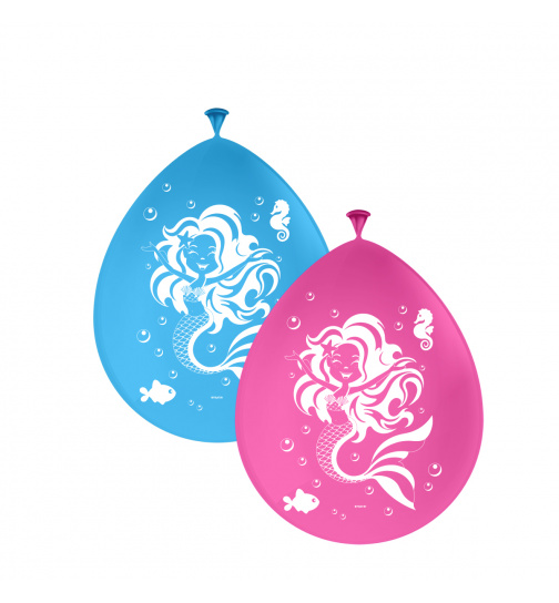 Meerjungfrau Ballons - 8 Stück