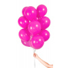 Magenta Ballons mit Geschenkband 23cm - 30 Stück