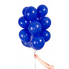 Dunkelblaue Ballons mit Geschenkband 23cm - 30 Stück