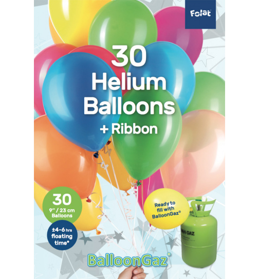 Ballons verschiedene Farben 23 cm - 30 Stück