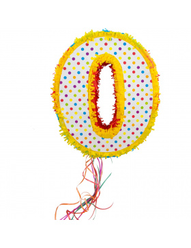 Pinata Zahl 0 - 49 cm