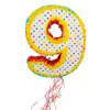 Pinata Zahl 9 - 49 cm