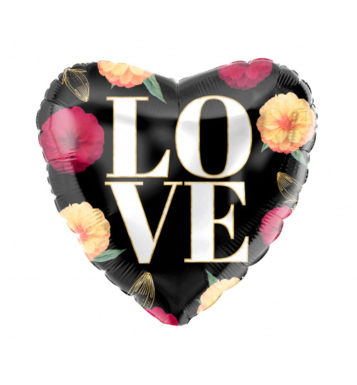 Folienballon Herzförmig LOVE - 45cm
