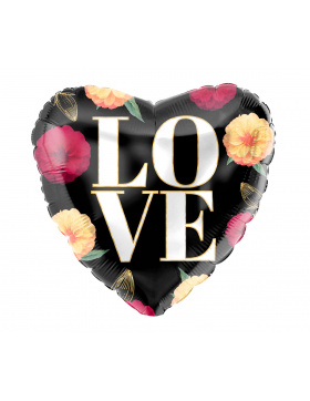 Folienballon Herzförmig LOVE - 45cm