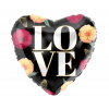 Folienballon Herzförmig LOVE - 45cm