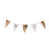 Hochzeit Wimpelkette Roségold - 6 Meter