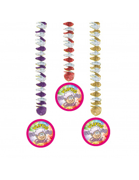 50. Geburtstag Regenbogen-Hängedeko Sarah - 3...