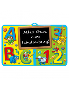 Kinderfest ABC Türschild zum Beschriften - 58x38 cm