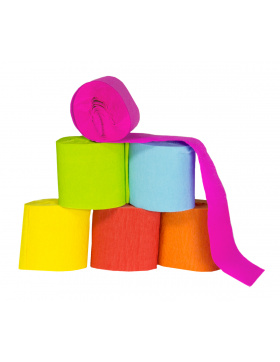 Krepppapierrolle - 6 Stück