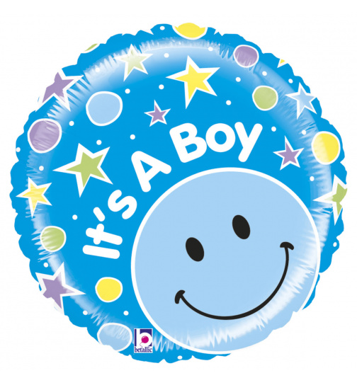 It‘s a Boy Geburt eines Jungen Ballon Emoticon - 53 cm