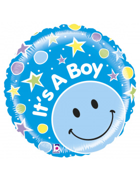 It‘s a Boy Geburt eines Jungen Ballon Emoticon - 53 cm
