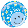 It‘s a Boy Geburt eines Jungen Ballon Emoticon - 53 cm