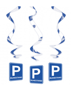 Rente Hängedekoration Ruhestand - 3 Stück