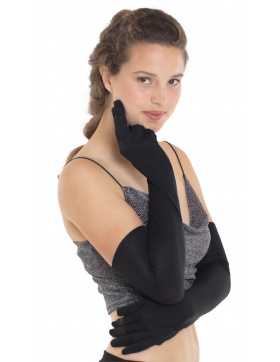 Lange Schwarze Handschuhe Damen