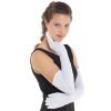 Lange Weiße Handschuhe Damen - 50cm