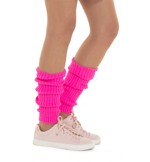 Neon Rosafarbene Beinwärmer