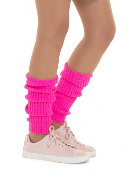 Neon Rosafarbene Beinwärmer