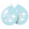 Blaue Babyshower Junge Ballon 30 cm - 8 Stück