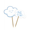 Blaue Babyshower Junge Partypicker - 24 Stück