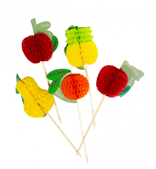 Partypicker Obst 10cm - 10 Stück