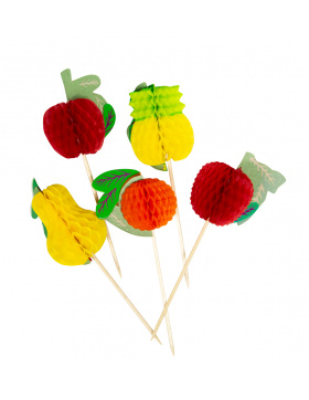 Partypicker Obst 10cm - 10 Stück