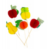 Partypicker Obst 10cm - 10 Stück