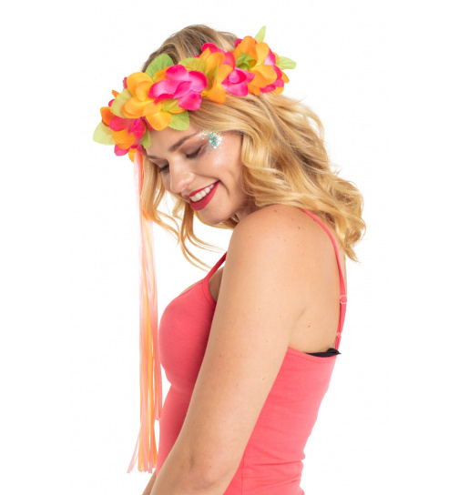 Hawaii Stirnband Orange Deluxe
