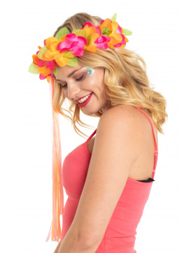 Hawaii Stirnband Orange Deluxe