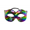 Maske Reversible Pailletten Mehrfarbig
